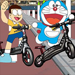 Doraemon On Scooter