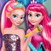 Elsa And Anna In Rock N Royals