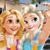 Elsa And Rapunzel Selfie Time