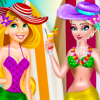 Elsa And Rapunzel Swimsuits Fashion