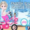 Frozen Elsa Bicycle Fun