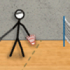 Stick Figure Badminton