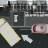 Winter School Bus Parking Image