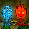 Angry Ice Girl And Fire Boy