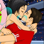 Soccer Kissing