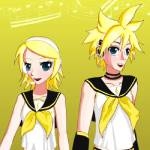 Kagamine Rin Len Dress Up