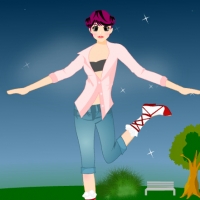 Flying Girl Dressup