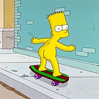 Bart Naked Skate Image