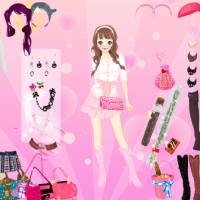 Pink Glitter Dress Up