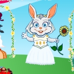 Madison Rabbit Wedding Dress Up