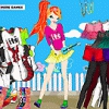 Blooming Guitar Girl Dressup Image