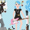 Blue-Haired Rocker Dress Up