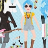 Blue-Haired Rocker Dressup