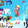 Daisy Wintertime Dress Up Image