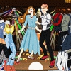 Disco Couples Dress Up Image