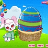 Easter Bunny and Colorful Eggs