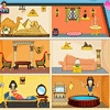 Egyptian Princess Doll House Decor