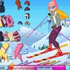 Fashion Skiing Girl Dress Up Image