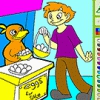 Fresh Eggs Coloring Image