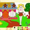 Gingerbread House Coloring Image