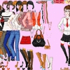 Happy Young Girl Dressup
