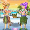 Hawaiian Sisters Dress Up