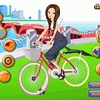 Hipster Girl Bike