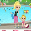 Mother Daughter at Waterpark