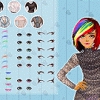 Rainbow Hair Style