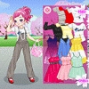 Suspenders Girl Dress Up Game