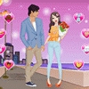 Valentine Cuties Dressup Image